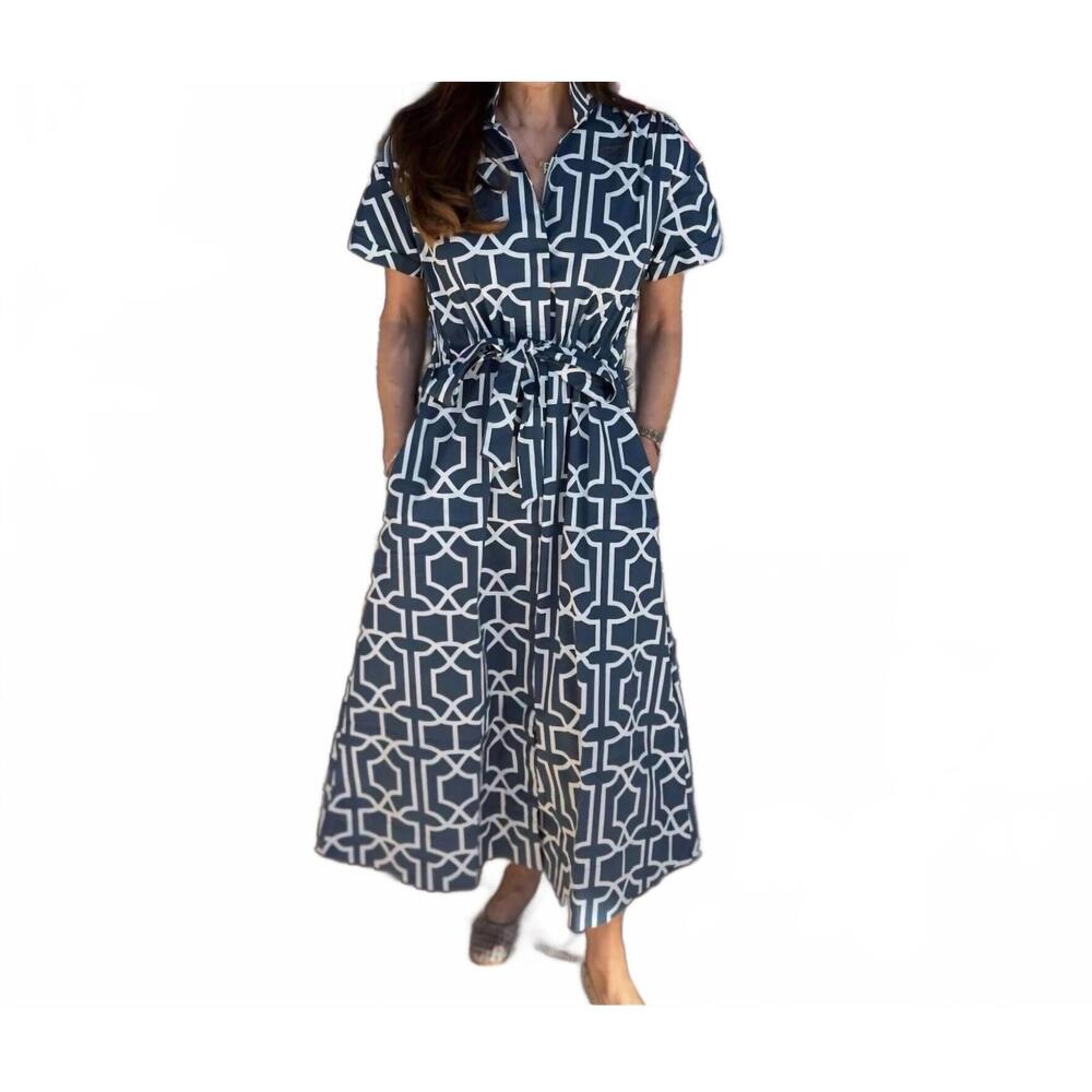 NEW HOLLY SHAE DESIGN bria dress in blue